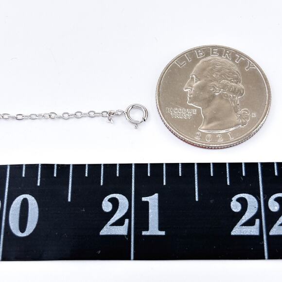 Serotonin Molecule Pendant Necklace | Sterling Silver 925 Science Jewelry - Picture 2 of 7